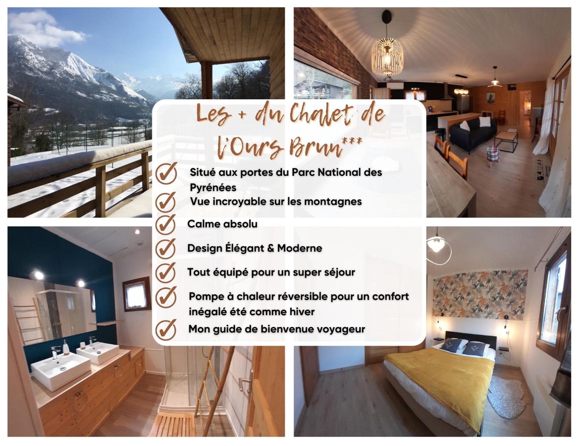 Chalet De L'Ours Brun, Gite 3 Etoiles Gere-Belesten Kültér fotó